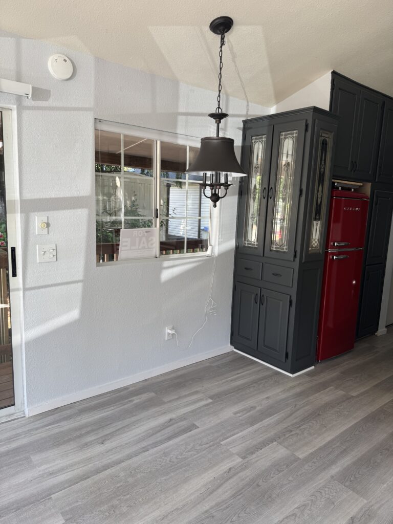 The dining room